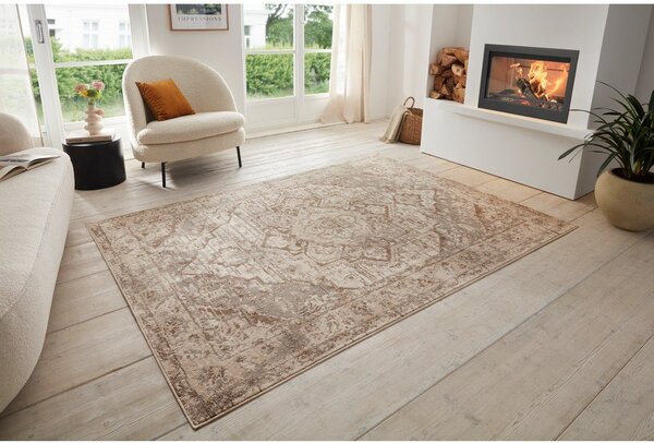 Siva/bež preproga 160x235 cm Terrain Designer Sand – Hanse Home