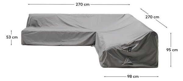 Zaščitna prevleka za vrtno pohištvo 270x270x95 cm Iria – Kave Home