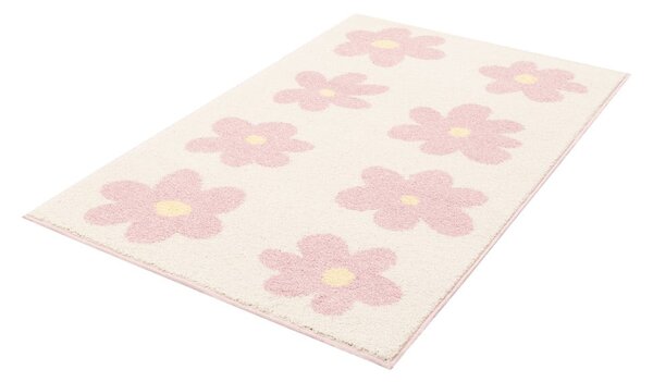 Rožnata/slonokoščena otroška preproga 120x170 cm Dazzy Rose – FD