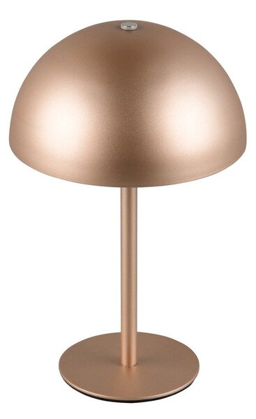 LED namizna svetilka v bronasti barvi s kovinskim senčilom (višina 21 cm) Munoz – Reality