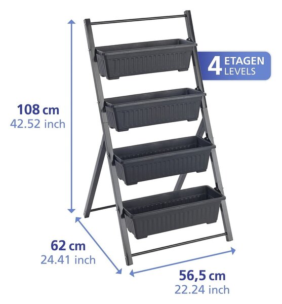 Kovinsko stojalo za cvetlične lonce (višina 108 cm) Vertical – Maximex
