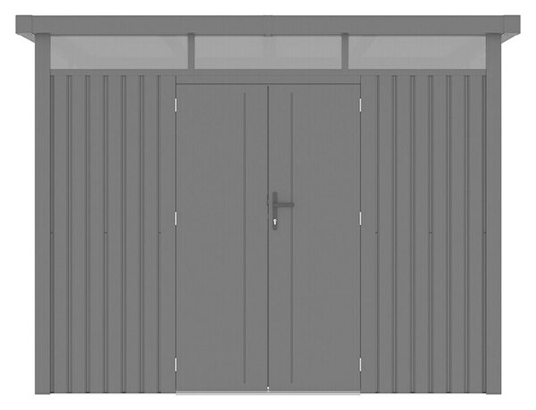 Gardol Vrtna lopa Cubus Max (Zunanje dimenzije vključno s strešnim previsom (Š x G): 294 x 230 cm, Jeklo, Črna)