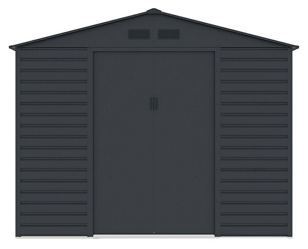 Gardol Vrtna lopa Easy One Max (Zunanje dimenzije vključno s strešnim previsom (Š x G): 277 x 259 cm, Jeklo, Antracit)