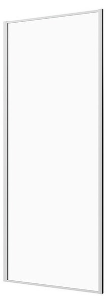 Sanotechnik Tuš stena fiksni del Slim Line (80 x 200 cm, Debelina: 6 mm, Krom)