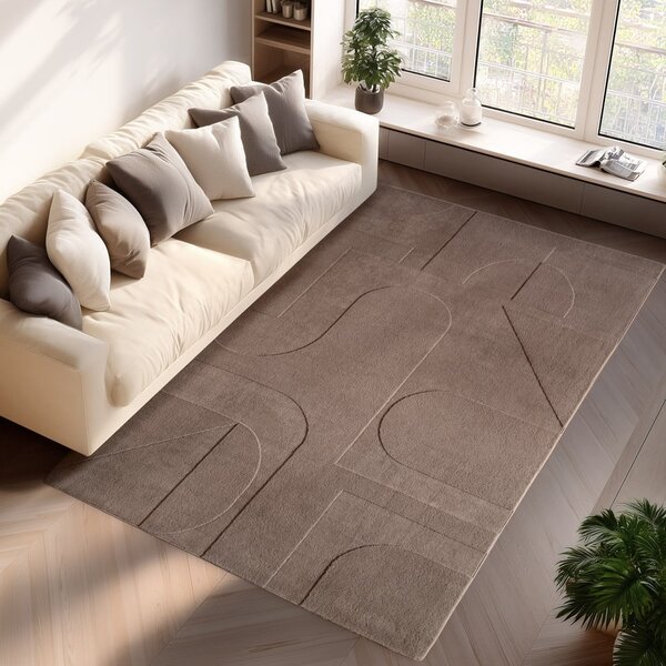Bež pralna preproga 140x200 cm Pompei 1614 – Ayyildiz Carpets