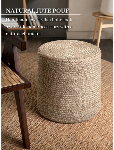 Sivo-bež tabure Jutta Greige – Hanse Home