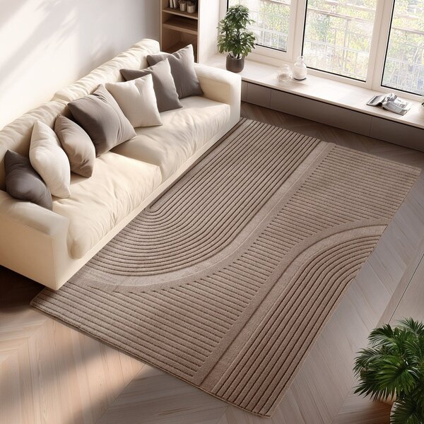 Bež pralna preproga 160x230 cm Pompei 1612 – Ayyildiz Carpets