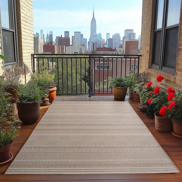 Bež notranja in zunanja preproga 80x150 cm Desert 1303 – Ayyildiz Carpets