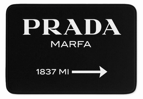 Črne žametne kopalniške preproge v kompletu 2 ks 60x100 cm Prada – Mila Home