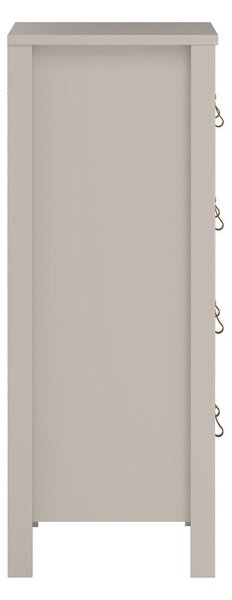 Sivo-bež komoda 82x99x38 cm Madrid – Tvilum