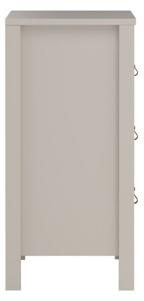 Sivo-bež komoda 82x80x38 cm Madrid – Tvilum