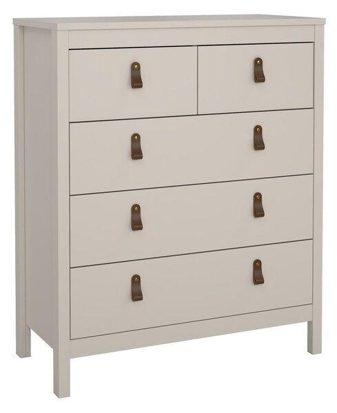 Sivo-bež komoda 82x99x38 cm Madrid – Tvilum