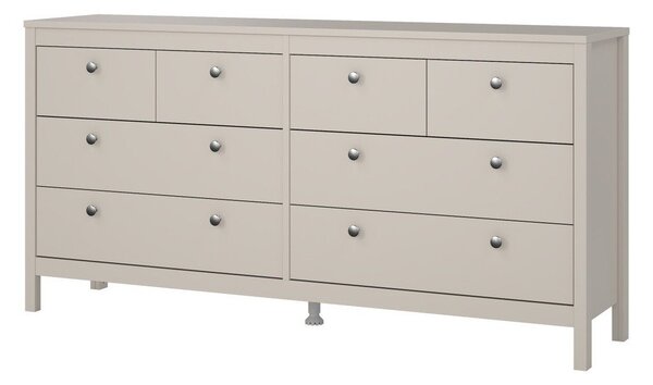 Sivo-bež komoda 159x80x38 cm Madrid – Tvilum
