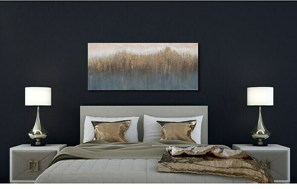 Ročno izdelana slika Zlati pas (Š x V: 150 x 65 cm)