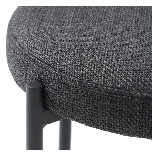 Temno siv kovinski stolček Pelican – Unique Furniture