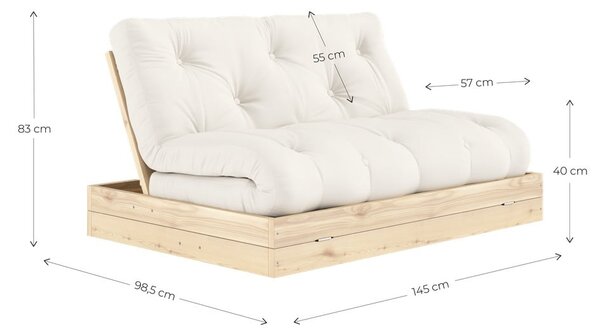 Zelena raztegljiva sedežna garnitura 145 cm Flip – Karup Design