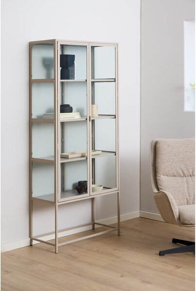 Siva vitrina 77x186x35 cm Seaford – Actona