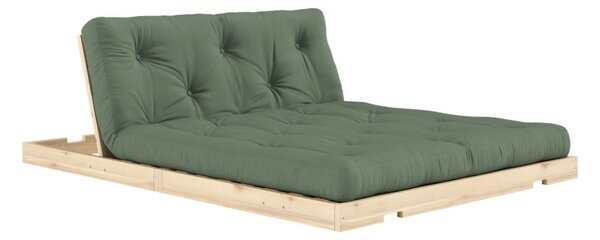 Zelena raztegljiva sedežna garnitura 145 cm Flip – Karup Design