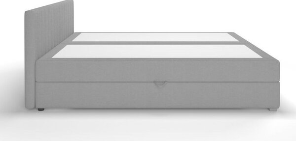 Mömax Boxspring Postelja Alora, Metino Siva, 140x200