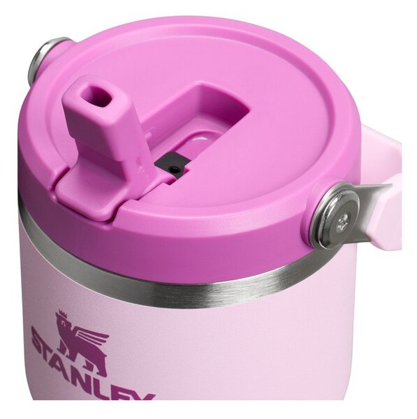 Rožnata termovka iz nerjavečega jekla 600 ml IceFlow™ Flip Straw 2.0 Cherry Blossom – Stanley