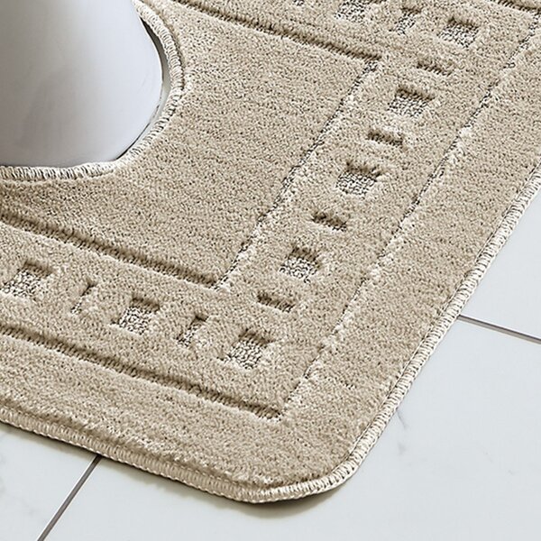Svetlo rjave kopalniške preproge za WC v kompletu 2 ks 50x80 cm Armoni – Catherine Lansfield