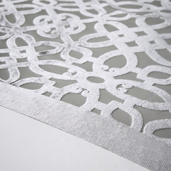 Bež/kremno bela žametna posteljnina za zakonsko posteljo 200x200 cm Lattice Cut – Catherine Lansfield
