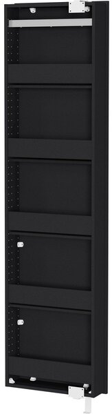 Antracitno siva omara za hodnik 50x195x18 cm Rotary – Germania