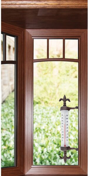 Litoželezni zunanji termometer za okno Esschert Design Antique