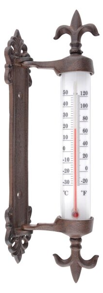 Litoželezni zunanji termometer za okno Esschert Design Antique