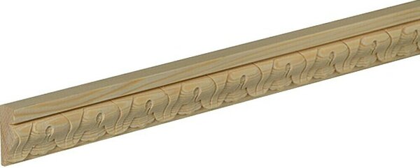 Okrasna letev (Do x Š x V: 240 x 1,2 x 3,3 cm, Bor)