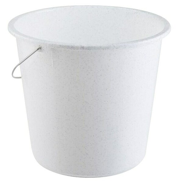 Vedro (10 l, Plastika, Bela)