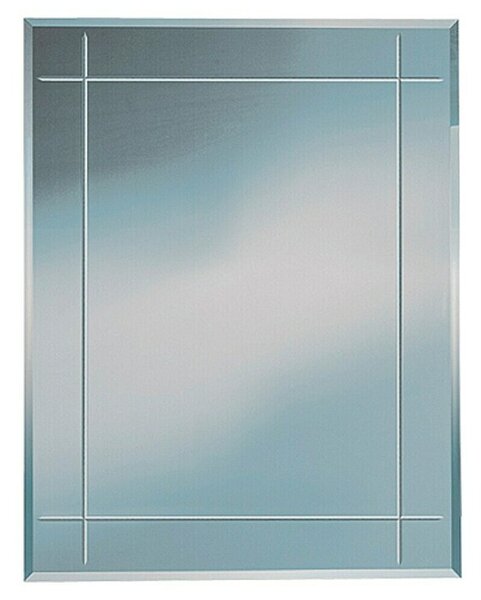 Kristall-Form Fasetno ogledalo Karo (55 x 70 cm, Oglate oblike)