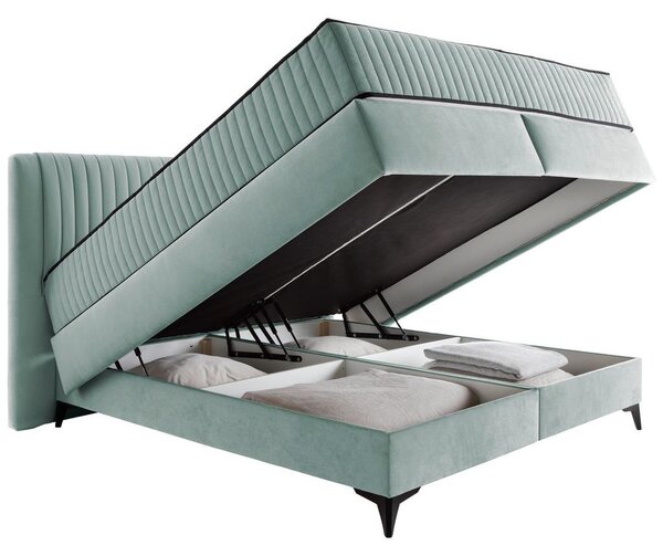 Premium Living Postelja Z Vzmetnico Dream, Turkizna, 120x200
