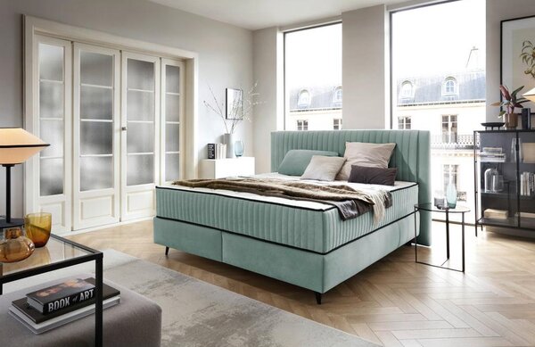 Premium Living Postelja Z Vzmetnico Dream, Turkizna, 120x200