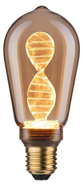 Paulmann Inner Glow LED svetlobni vir Vintage v obliki žarnice E27 (E27, Ni mogoče zatemniti, Rumena, 180 lm, 3,5 W, Kapljica, Barva: Zlata)
