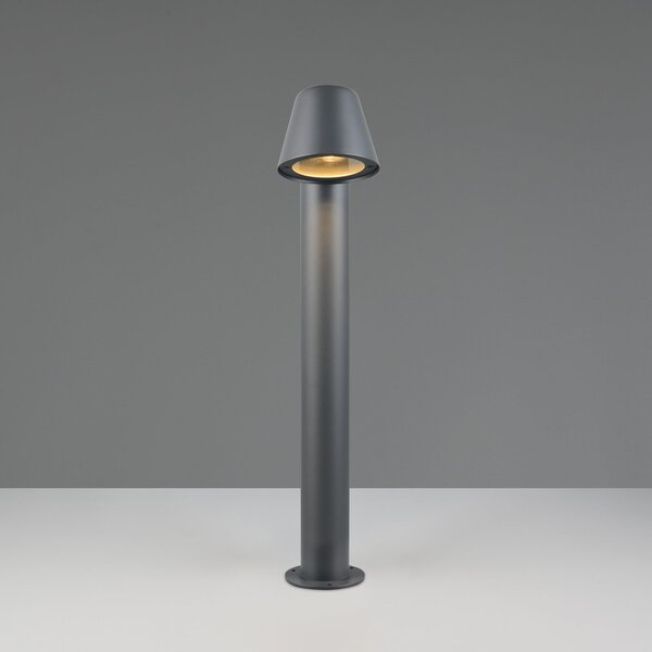 Trio Lighting Stojalo za svetilko Beni, črno mat, višina 60 cm, kovina, zatemnjen, Črna, Kovina, Sodobni