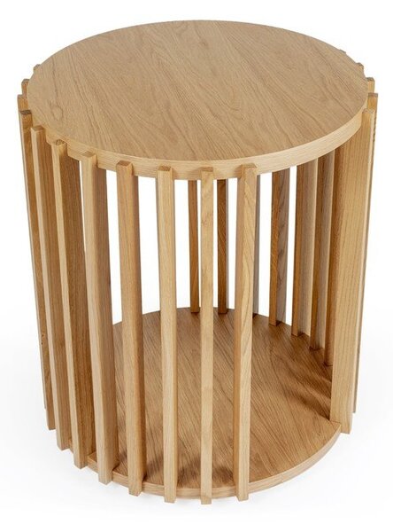Hrastova mizica Woodman Drum, ø 53 cm