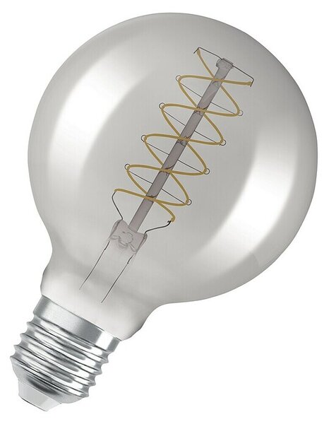 Osram LED svetlobni vir Vintage Edition 1906 okrogle oblike E27 (Premer: 9,5 cm, E27, Možnost zatemnitve, Toplo bela, 360 lm, 7,8 W)