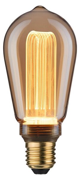 Paulmann Inner Glow LED svetlobni vir Vintage v obliki žarnice E27 (E27, Ni mogoče zatemniti, Rumena, 160 lm, 3,5 W, Kapljica, Barva: Zlata)