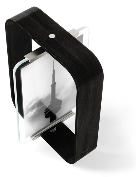 Črn lesen stoječ okvir 19x24 cm Bellwood – Umbra