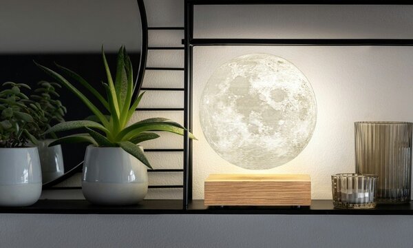 LED namizna svetilka v naravni barvi (višina 14 cm) Moon – Gingko