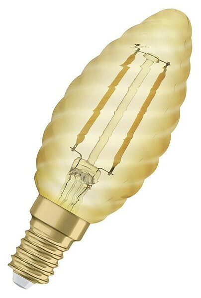 Osram LED svetlobni vir Vintage Edition 1906 kapljične oblike E14 CLBW22 (E14, Ni mogoče zatemniti, Toplo bela, 220 lm, 2,5 W)