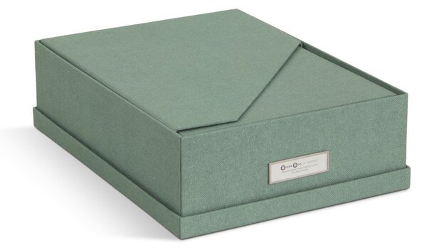 Zeleni kartonasti organizatorji v kompletu 5 ks za dokumente Holger Canvas Paper Laminate – Bigso
