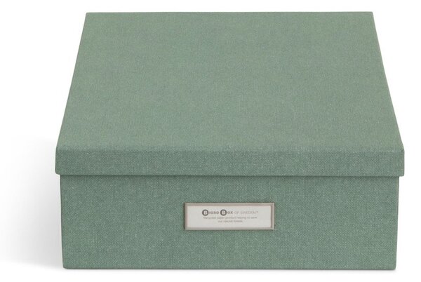 Zeleni kartonasti organizatorji v kompletu 5 ks za dokumente Holger Canvas Paper Laminate – Bigso