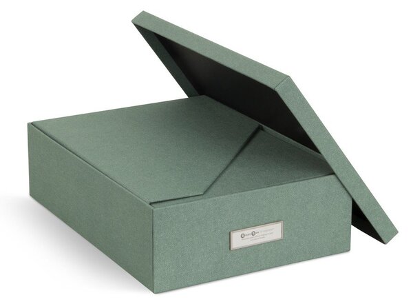 Zeleni kartonasti organizatorji v kompletu 5 ks za dokumente Holger Canvas Paper Laminate – Bigso