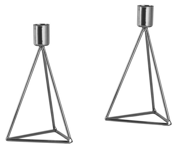 Echtwerk Set Svečnikov Modern, Črna, 2 Kos