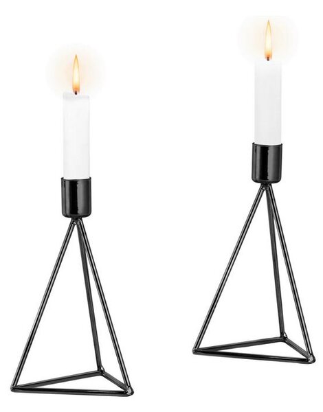 Echtwerk Set Svečnikov Modern, Črna, 2 Kos
