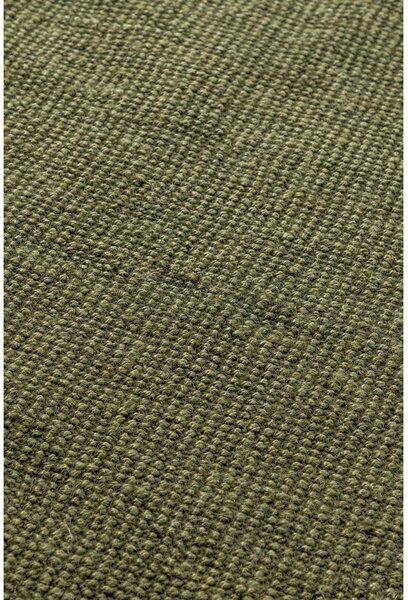 Kaki zelena preproga iz jute 80x150 cm Bouclé – Hanse Home