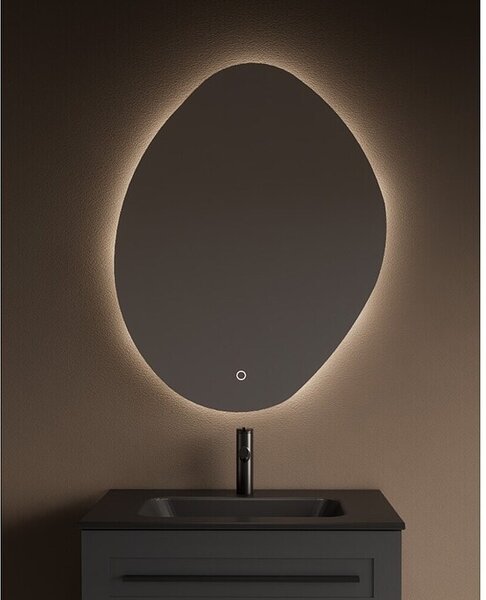 Aquaart Ogledalo z LED osvetlitvijo Shape (78 x 100 cm)