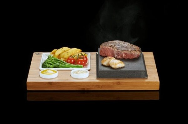 SteakStones Plošča, Priloga in Omaka, Lava Kamen, (SS016B)